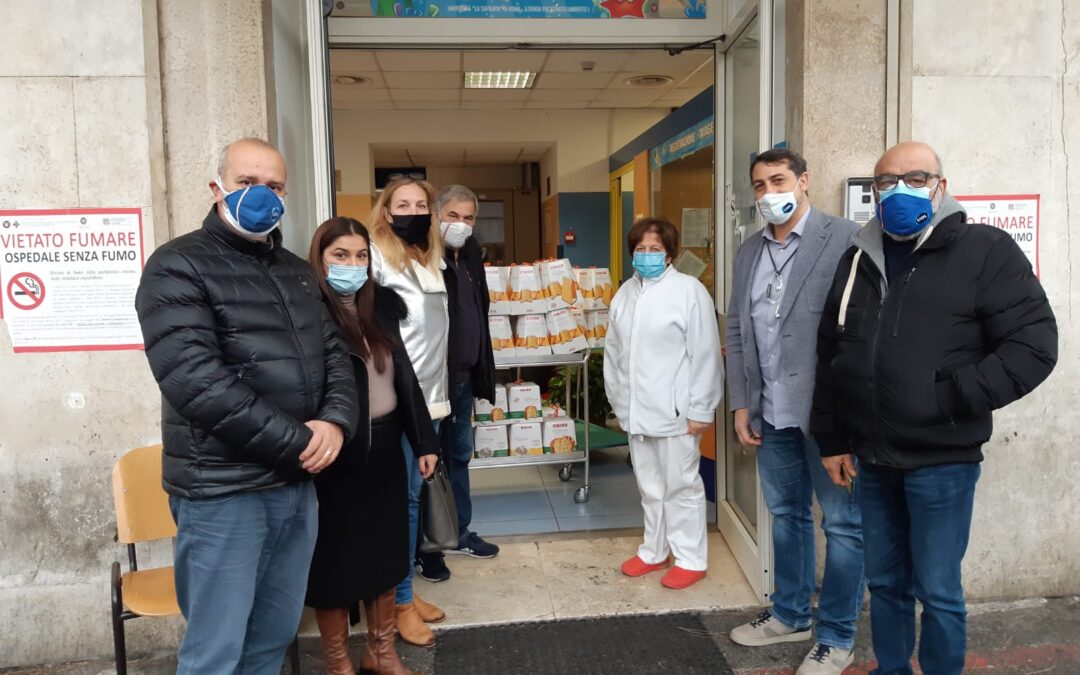 La solidarietà alla base del nostro operato: UGLM Roma dona 100 pandori al Pronto Soccorso Pediatrico