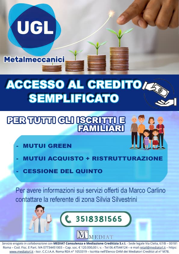 volantino Accesso al Credito